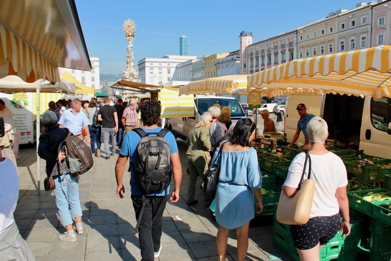 Bauernmarkt Linz Hauptplatz – regionale und saisonale Ernährung